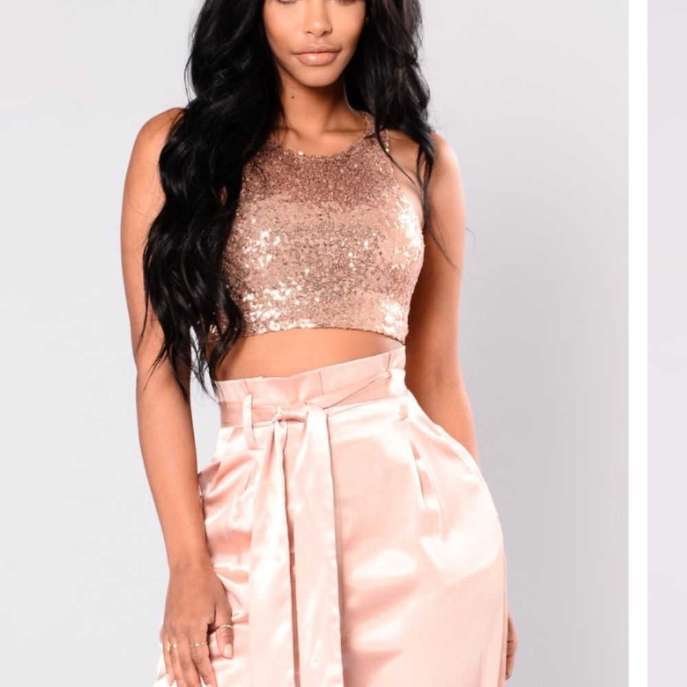 Fashion nova sequin tank